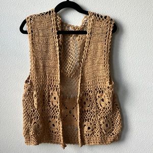 Handmade Crochet Vest size S